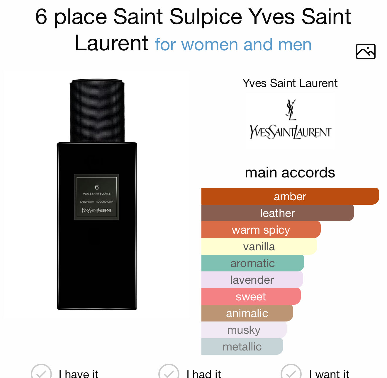 YSL 6 (sample)