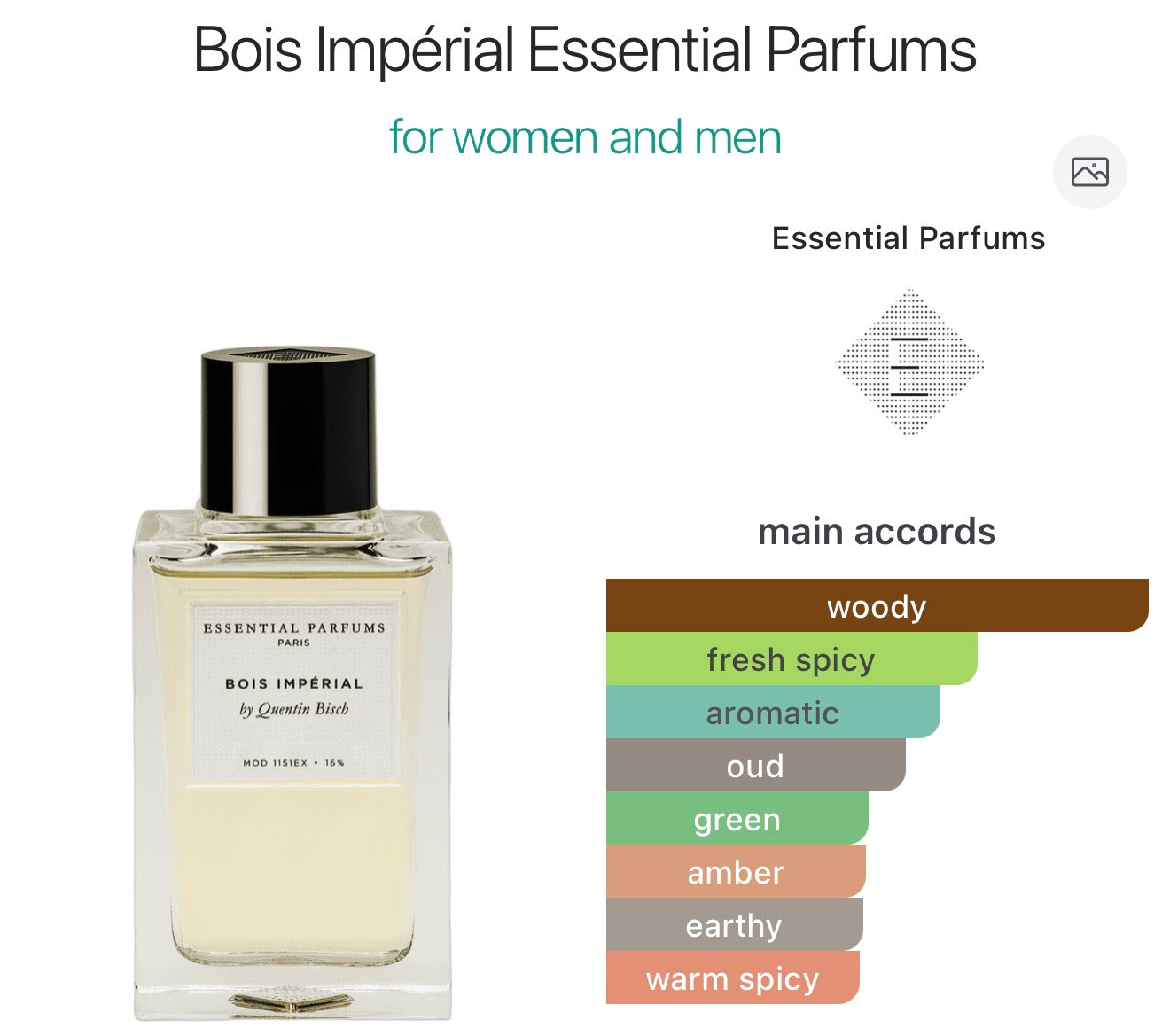 Essential Parfums Bois Imperial (sample)