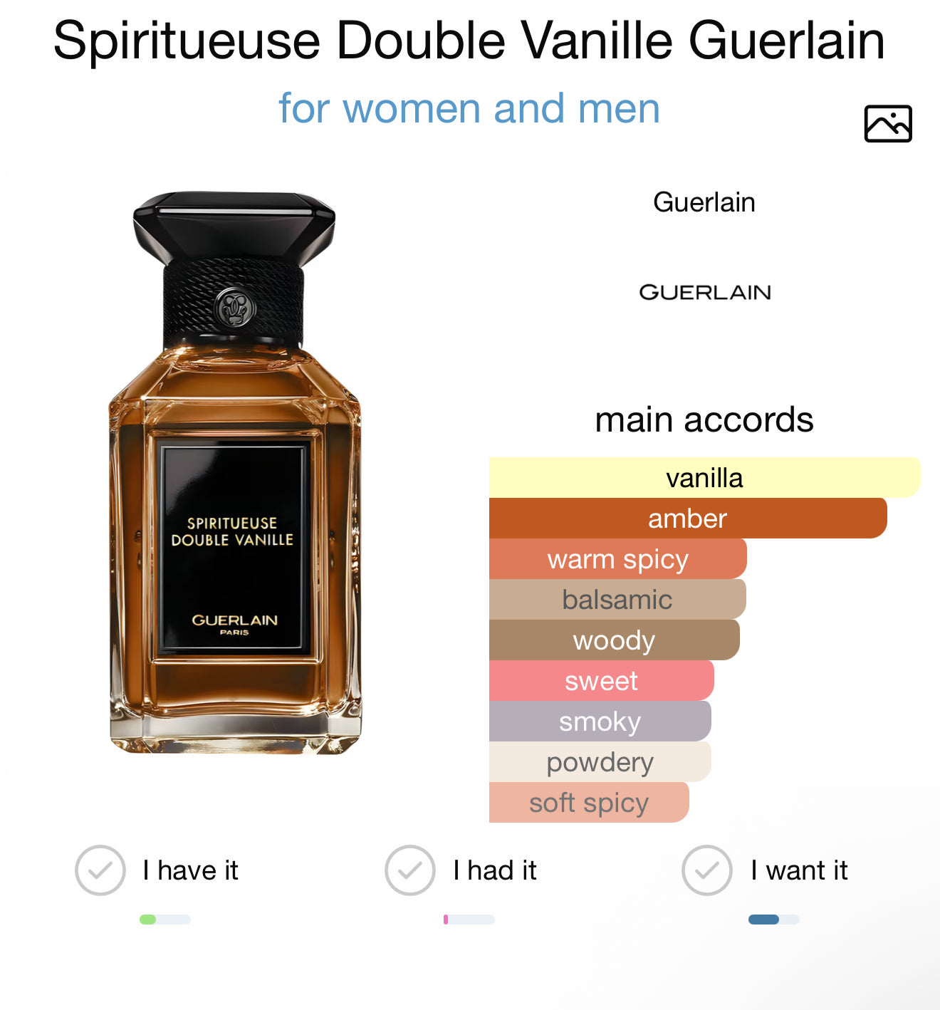 Guerlain Spiritueuse Double Vanille (sample)