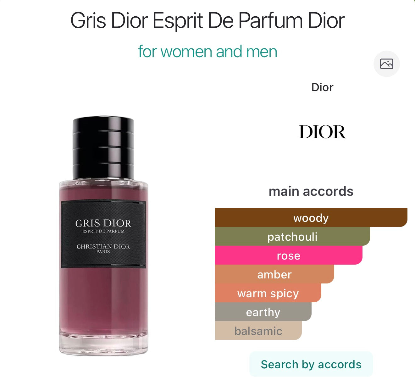 CD Gris Dior Esprit (sample)