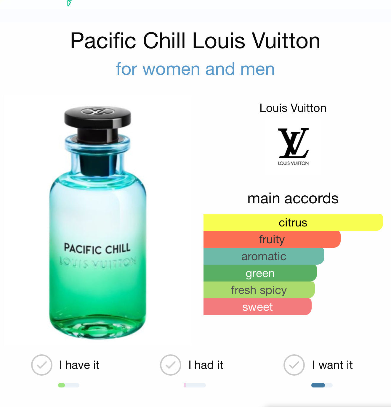 Louis Vuitton Pacific Chill (sample)