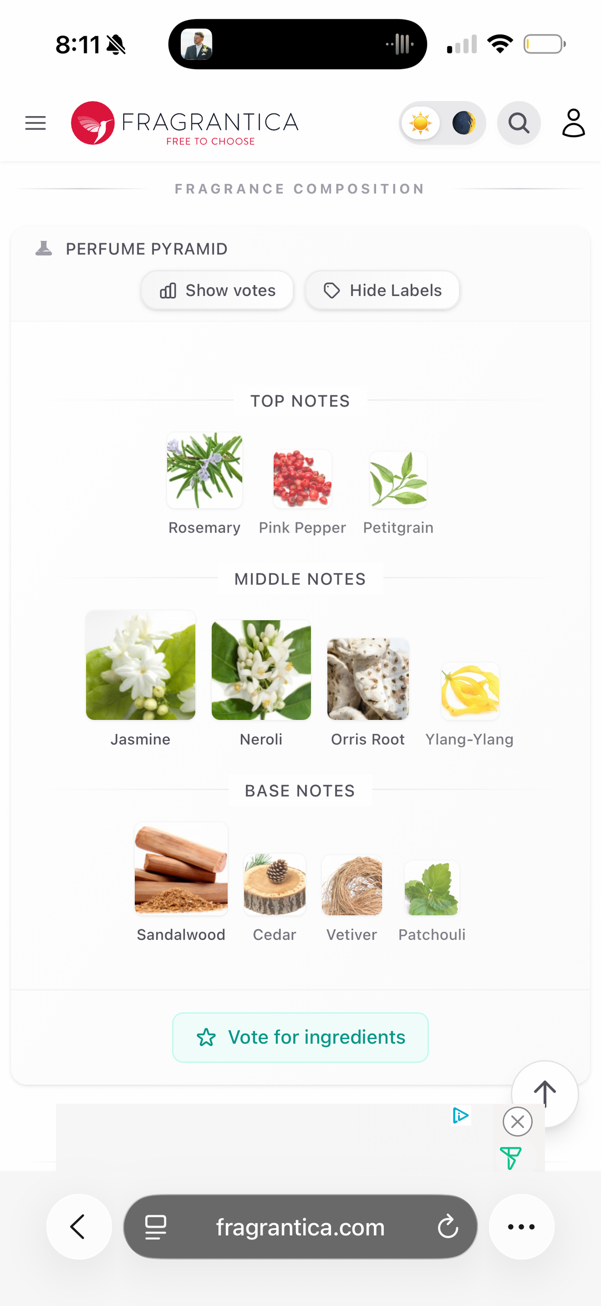 Amouage Reflection (sample)