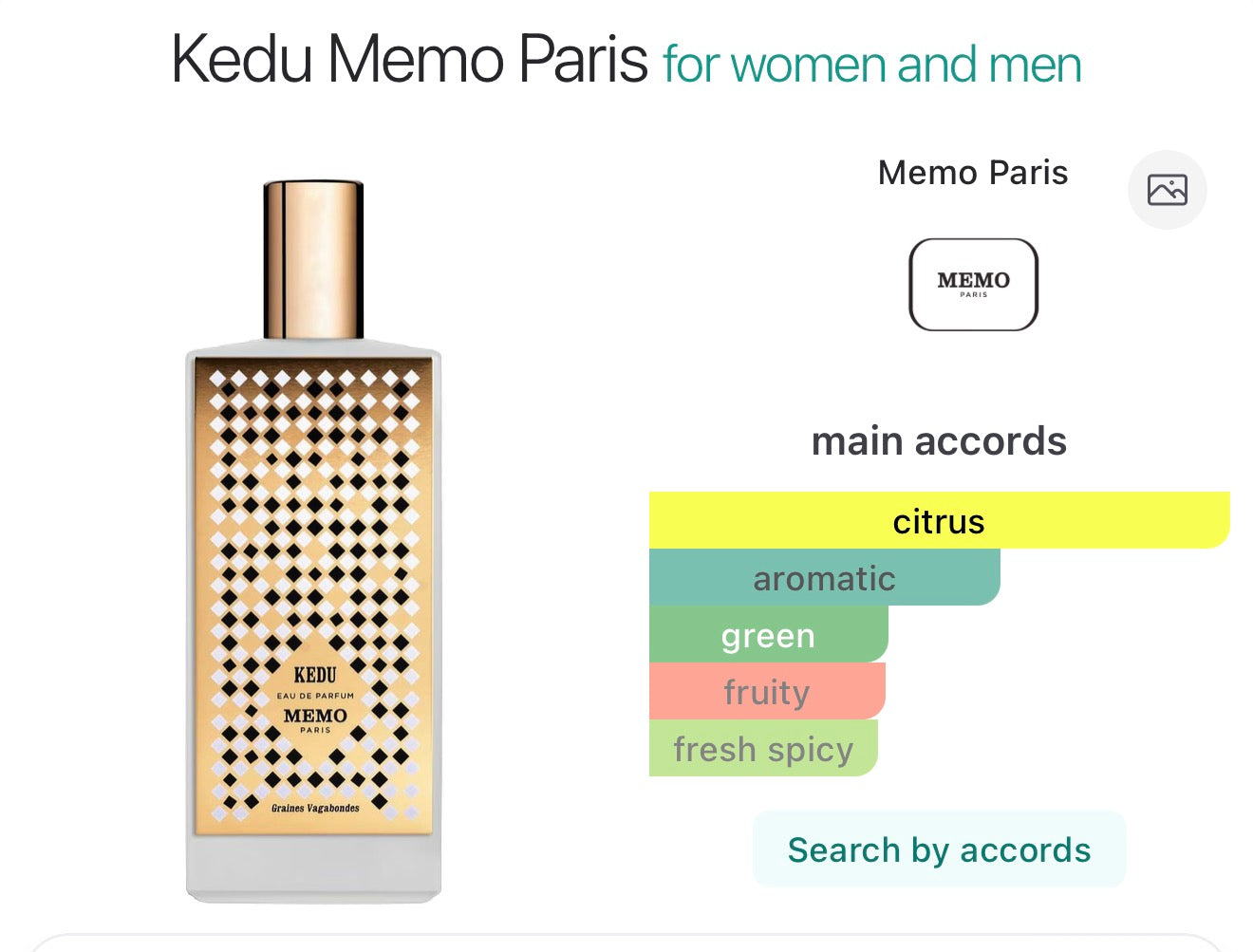 Memo Paris Kedu (sample)