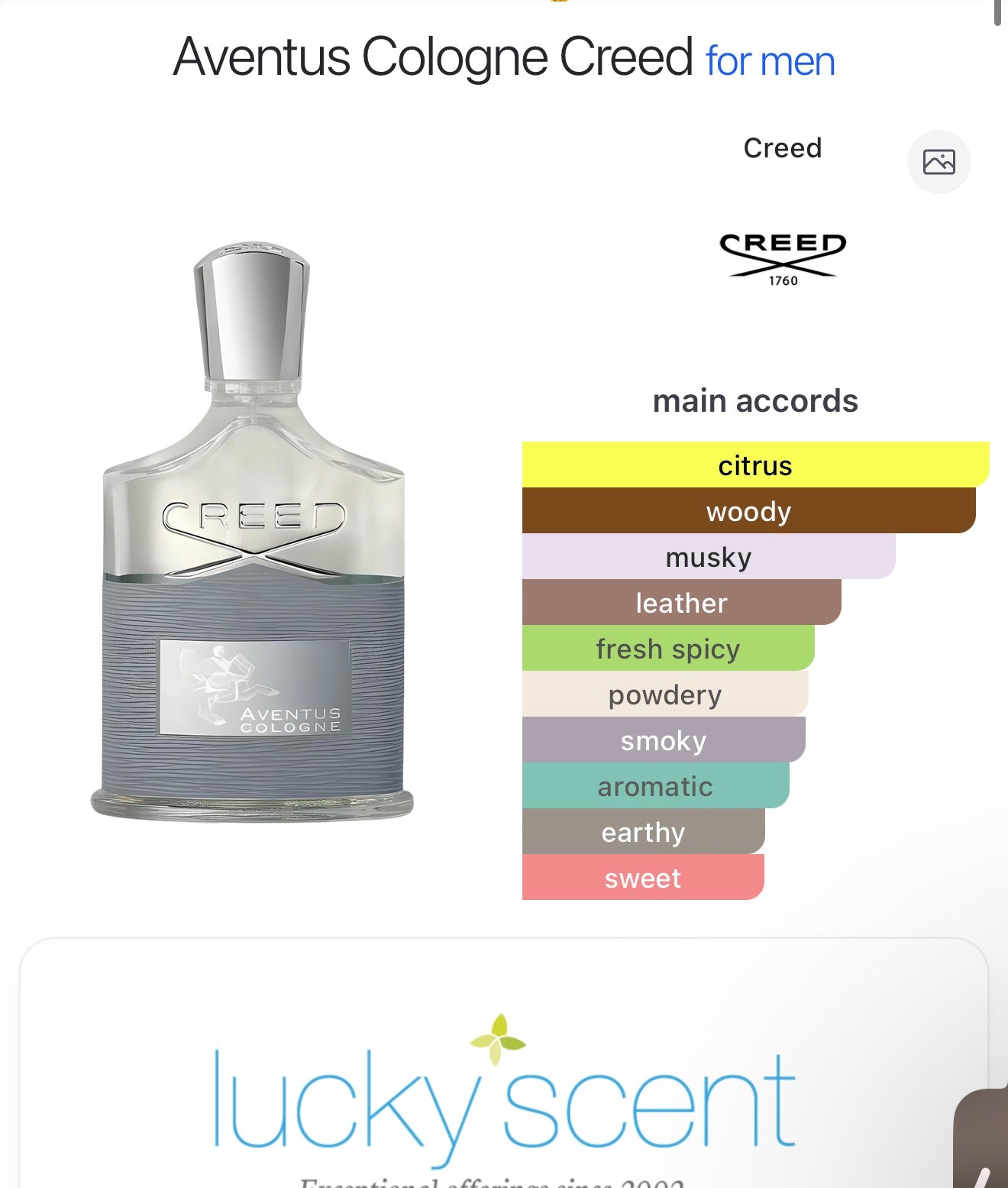 Creed Aventus Cologne (sample)